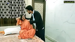 Desi step mother in law fucked by daughter husband&excl; Viral jobordosti sex with audio
