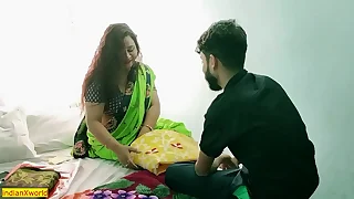 Indian hot beautiful Bhabhi twosome night stand sex! Amazing XXX Hindi sex